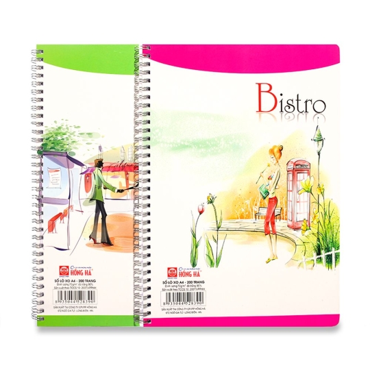 Sổ lò xo bìa mềm Bistro 