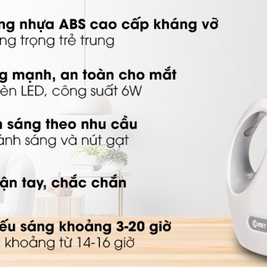Đèn sạc Comet CRL3106