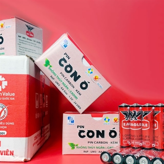Pin con ó tiểu AAA