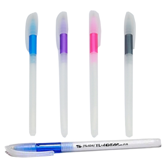 Viết bi TL- 034 Mực xanh, đỏ, đen, tím
