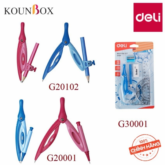 Compa bộ Deli G300