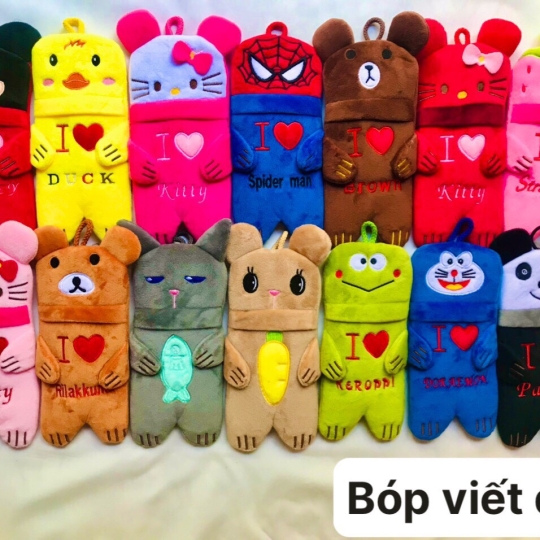 Bóp nhung hình thú đẹp