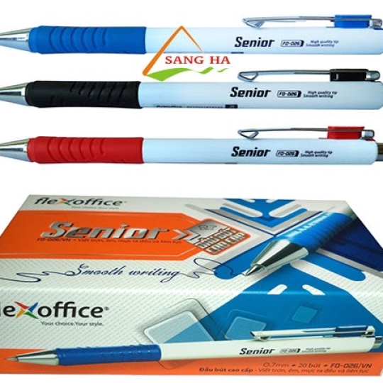 Viết bi FO-026/VN Mực xanh, đỏ, đen