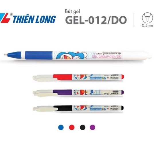 Viết Gel-012/DO  Mực xanh, tím, đỏ