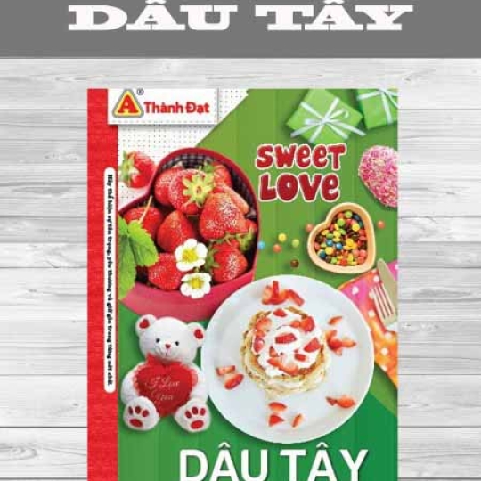 Tập Thành Đạt Dâu Tây 96tr/ 200tr 60 gsm