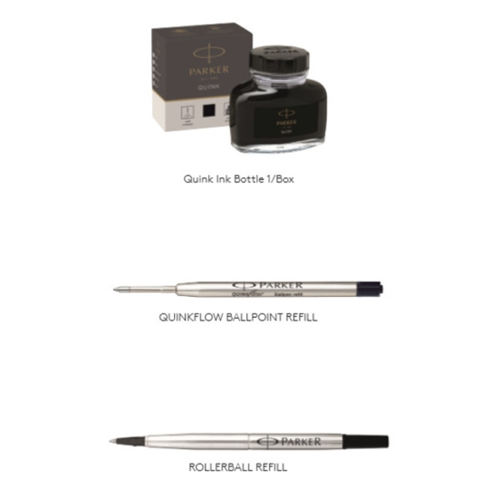 Mực và ruột thay Parker