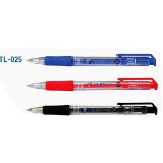 Viết bi TL- 025 Mực xanh, đỏ, đen