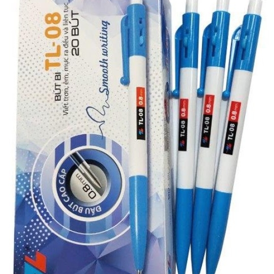 Viết bi TL- 08 Mực xanh, đỏ, đen, tím