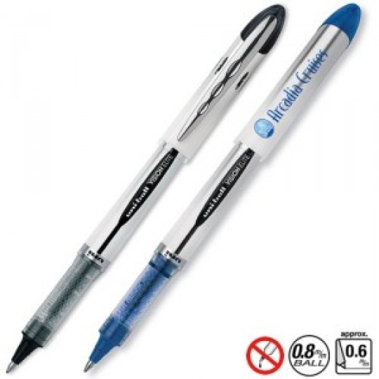 Bút uniball UB 200 ngòi 0.8mm Nhật xanh, đỏ, đen
