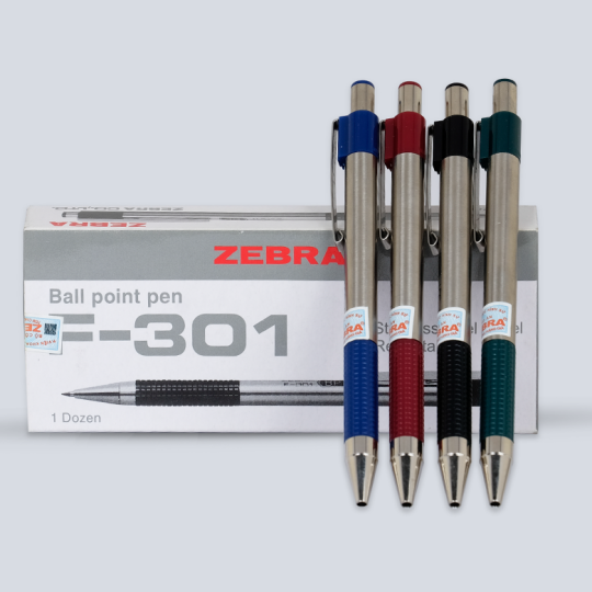 Viết Bi Zebra F-301 Compact 0.7mm mực xanh, đen