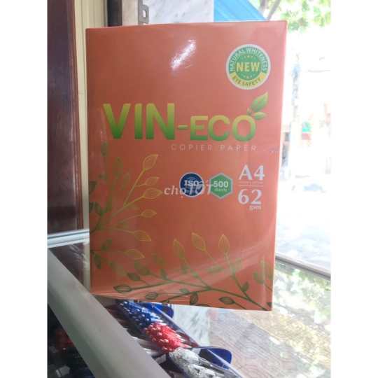 Giấy Vin Eco A4 62 gsm