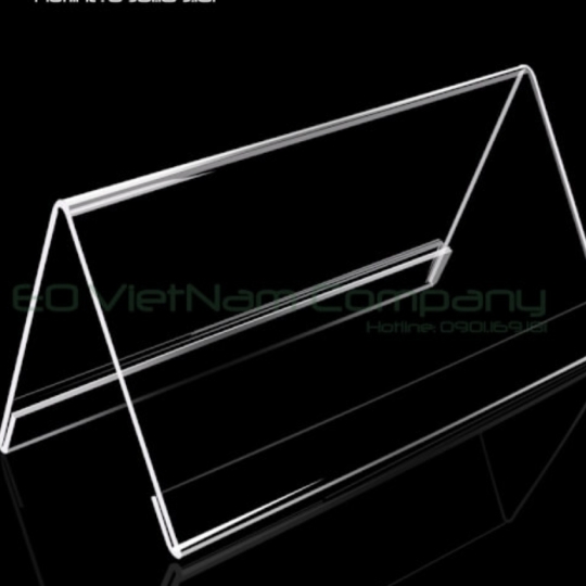Bảng chức danh mica để bàn 